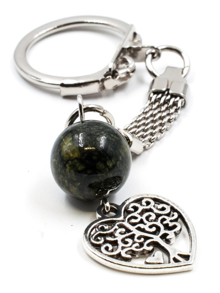 Брелок-оберег из змеевика "Дерево Жизни" БРК-636;Мастерская Крутовых ...
