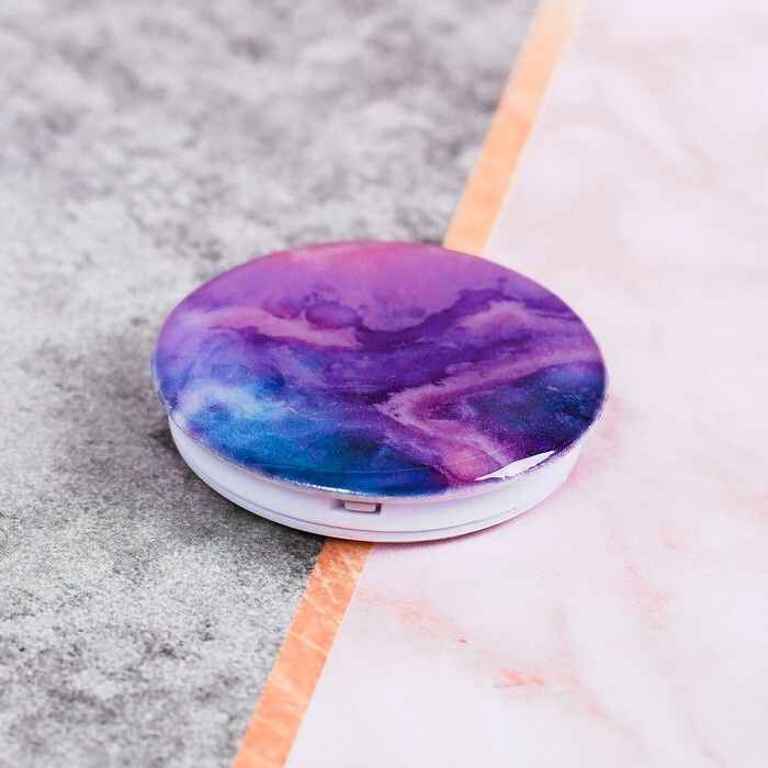 Попсокет для телефона с эпоксидом "Мрамор", 4 х 4 см - купить с ...