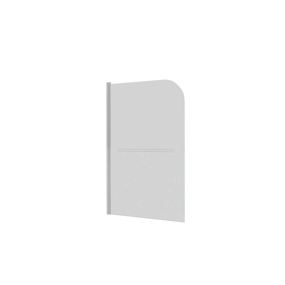 Шторка для ванны Grossman GR-104/1 (150*90) алюминиевый профиль, стекло ПРОЗРАЧНОЕ 6мм  #1