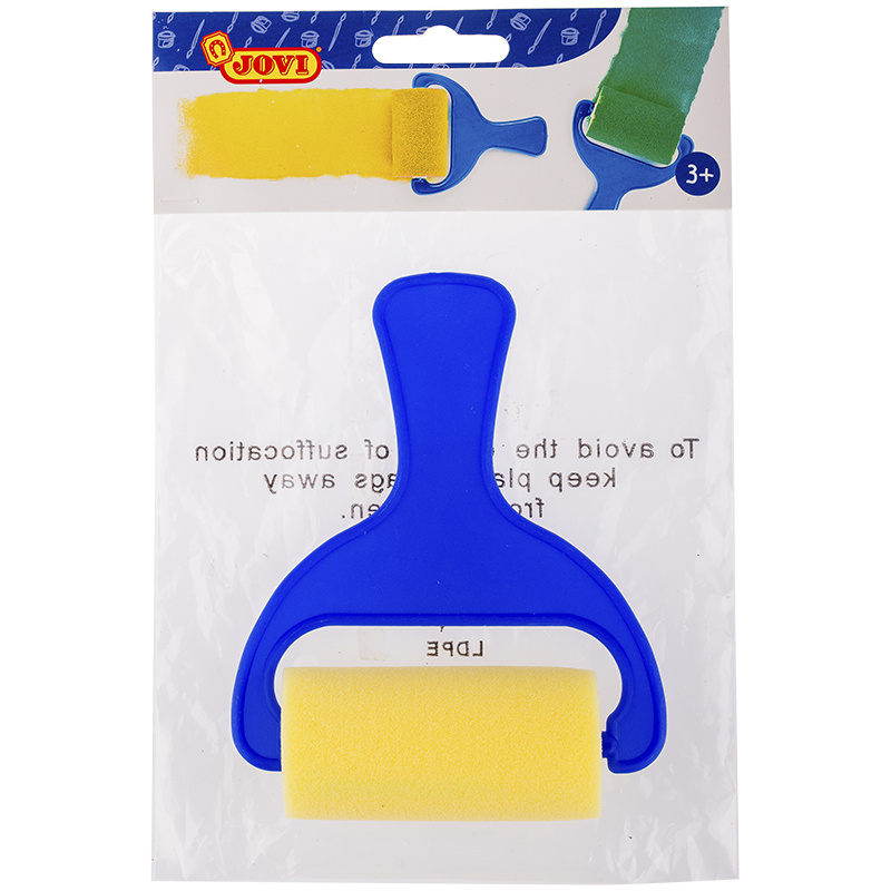 Валик для рисования поролоновый, широкий, в пакете, европодвес, 810 ...