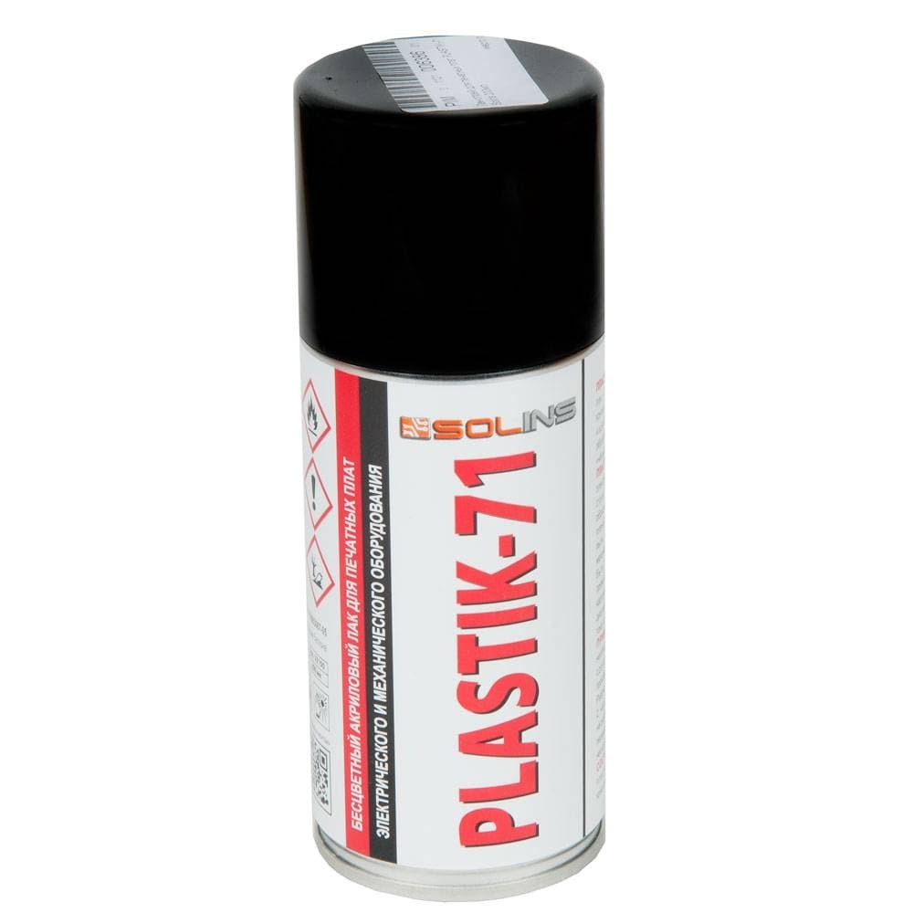 Бесцветный акриловый изоляционный лак для печатных плат Plastik-71 ...