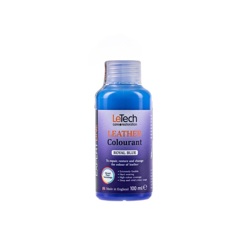 Краска для кожи, королевский синий, LeTech (Leather Colourant) Royal Blue 100 ml  #1