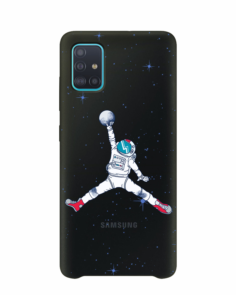 Силиконовый чехол Mcover для Galaxy A51 (Галакси А51), Игры в космосе -  купить с доставкой по выгодным ценам в интернет-магазине OZON (314594839)