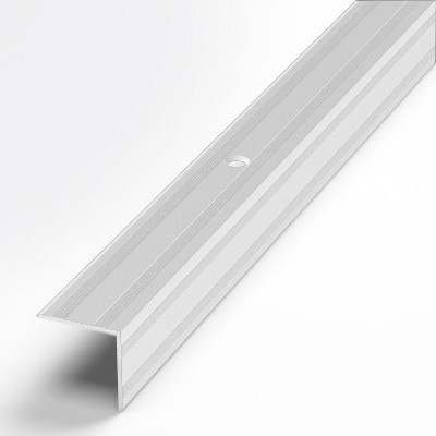 Порожек для напольных покрытий 20x20 мм, длина 0,9 м, профиль-уголок алюминиевый Лука ПУ 05, окрас белый #1