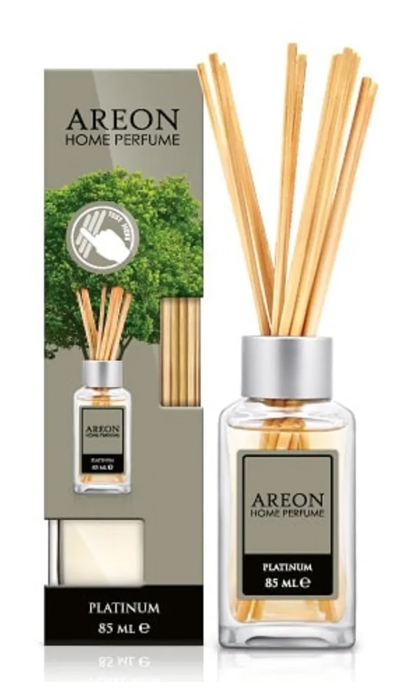 Ароматизатор AREON флакон с палочками 85мл HOME PERFUME STICKS PLATINUM 85ML SLR03  #1