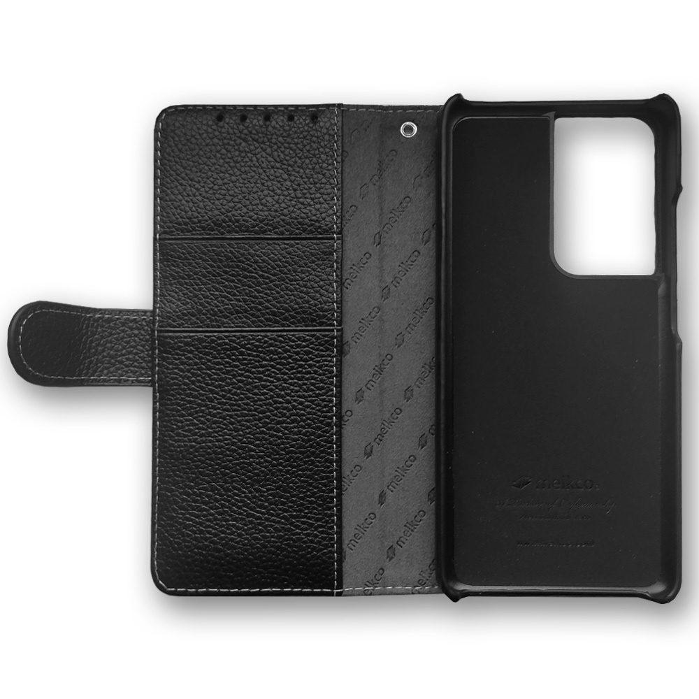 Кожаный чехол книжка Melkco для Samsung Galaxy S21 Ultra - Wallet Book  Type, черный - купить с доставкой по выгодным ценам в интернет-магазине  OZON (436731387)