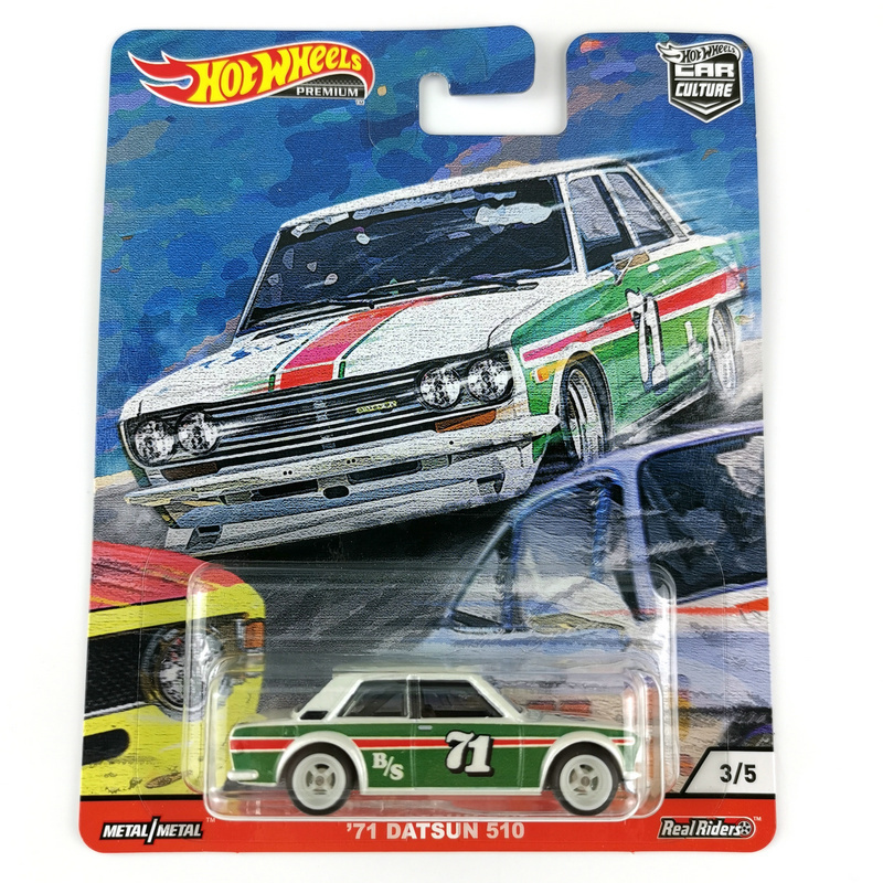 Hot wheels 1 64 Premium 71 DATSUN 510 FPY86 Collector Edition Metal Diecast Model Toy Gift OZON 1253922596