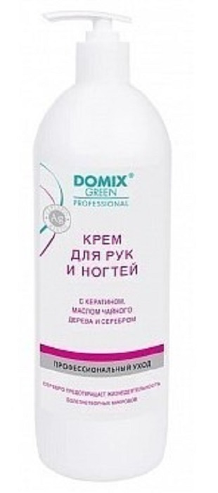 Domix Green Professional Крем для рук и ногтей с кератином, маслом ...