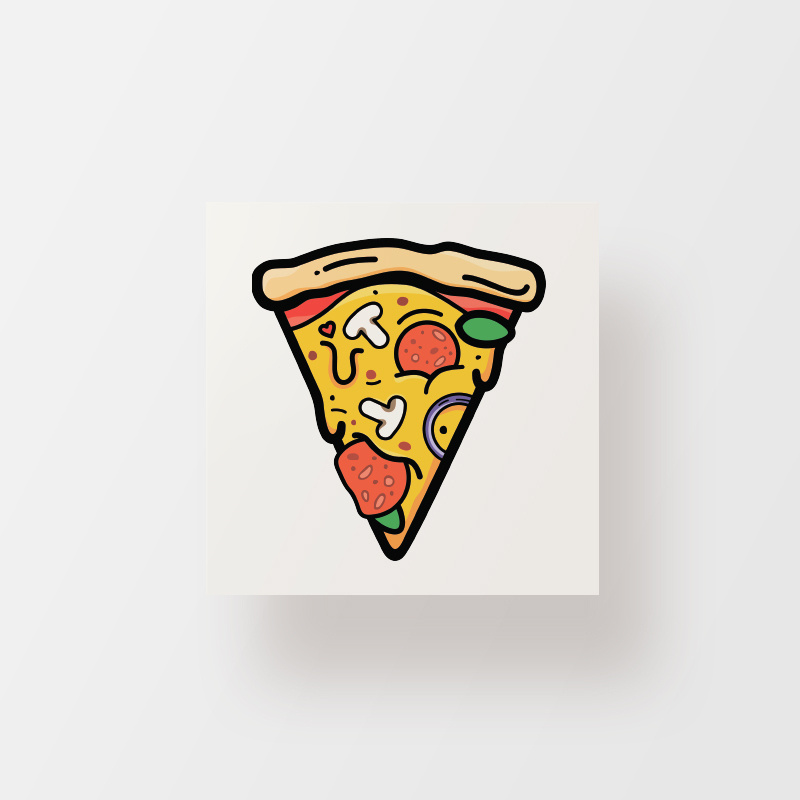Татуировка «Пицца» - Serious About