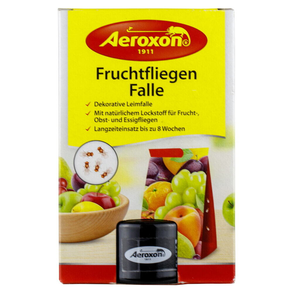 Aeroxon (Аэроксон) Fruchtfliegen Falle липкая ловушка для фруктовых мушек, 1 шт  #1