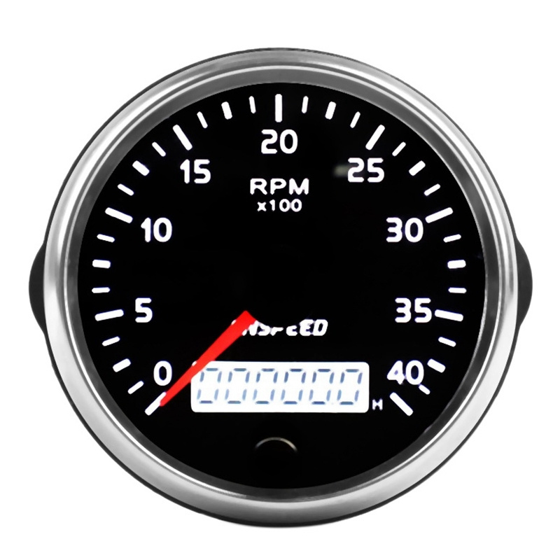 Универсальный Gps спидометр 12 В24 В одометр 85 мм 0-4000 обмин для ...