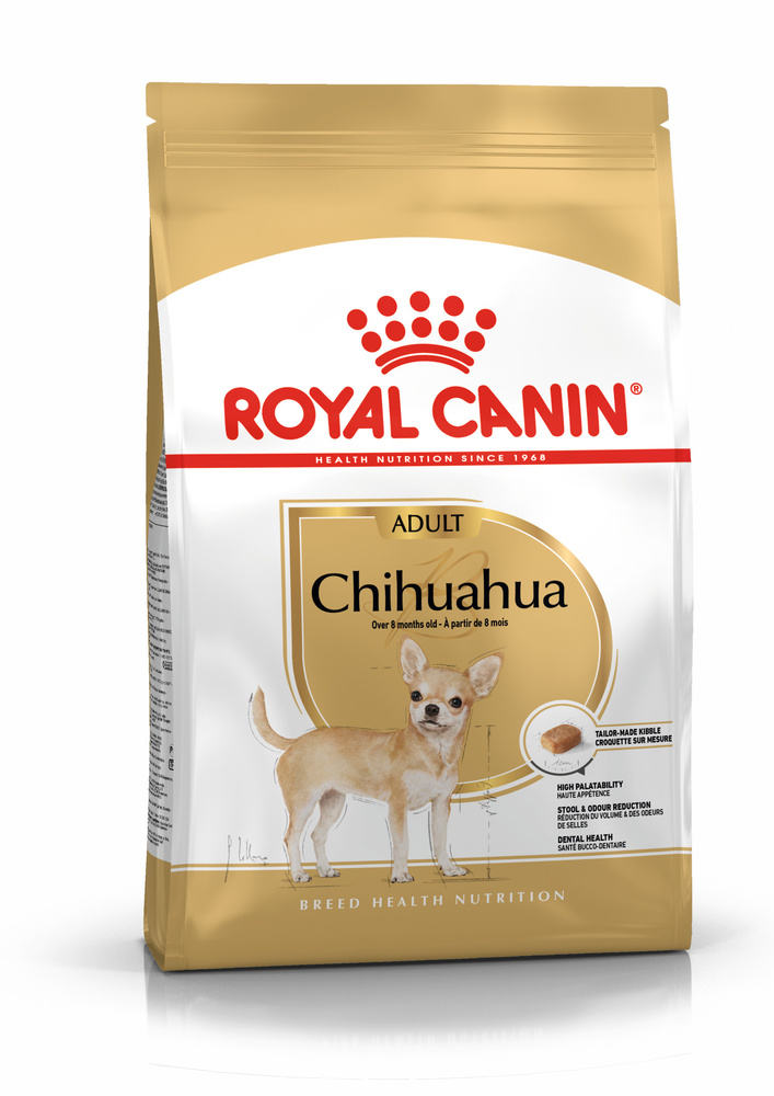 Корм сухой ROYAL CANIN полнорационный для взрослых собак породы чихуахуа в возрасте 8 месяцев и старше #1