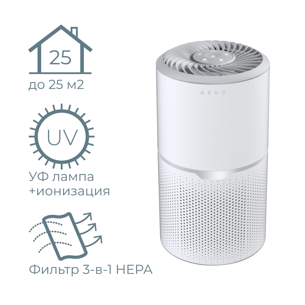 Очиститель воздуха AENO AP4-AP3_Ширина - 287 мм_36321, белый - купить ...