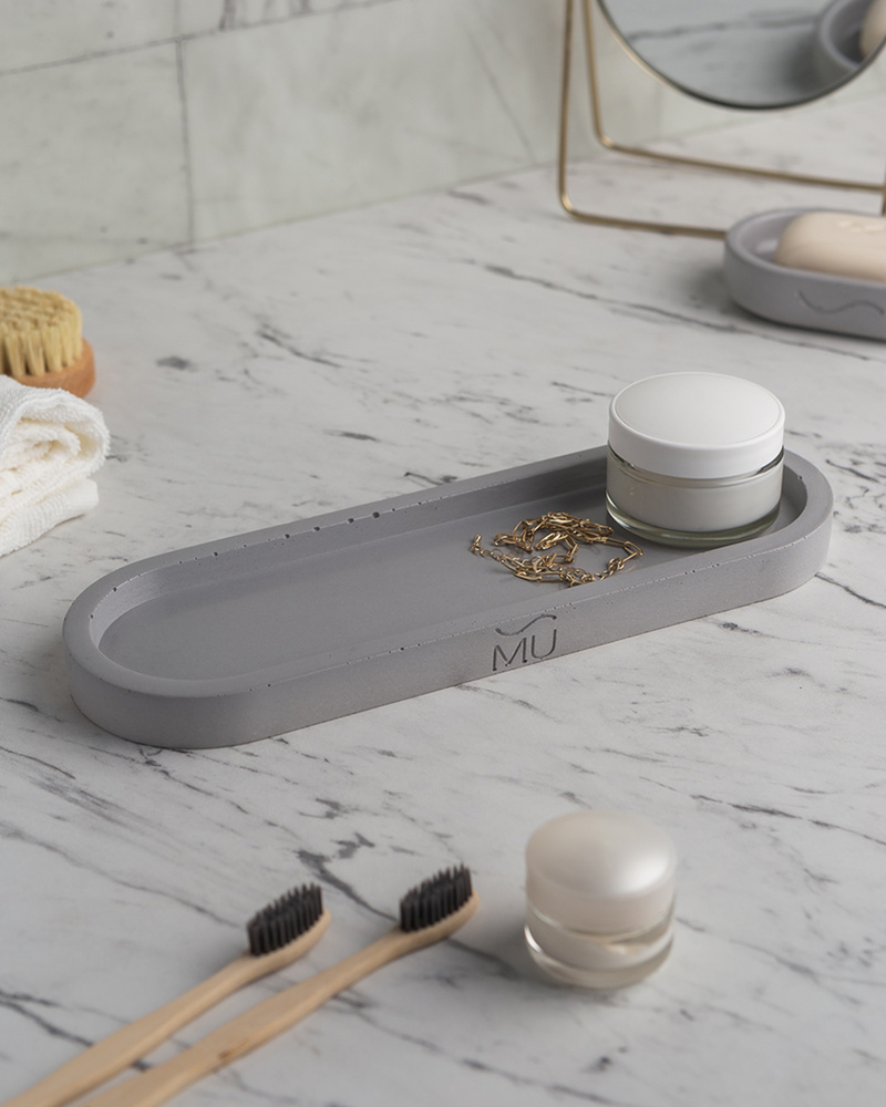 Декоративный поднос, подставка в ванную, органайзер для косметики и ...