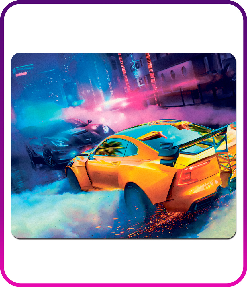 Коврик для компьютерной мышки KOVROVICH NFS Need for Speed игра Жажда  скорости гонки 23х19 см - купить с доставкой по выгодным ценам в  интернет-магазине OZON (543936180)