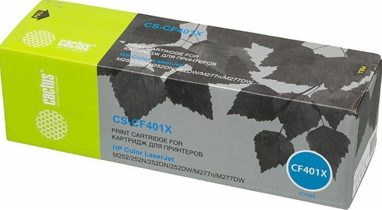 Расходник для печати Cactus CS-CF40, Голубой (cyan), для лазерного ...