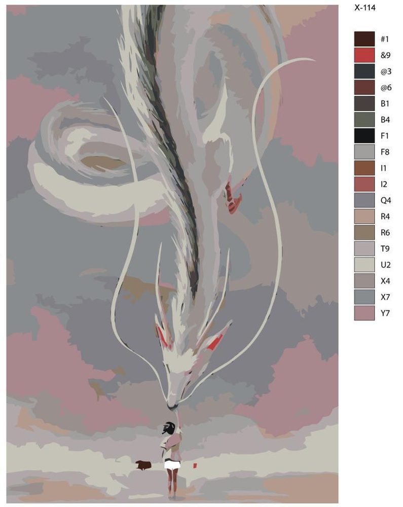 Картина по номерам X-114 