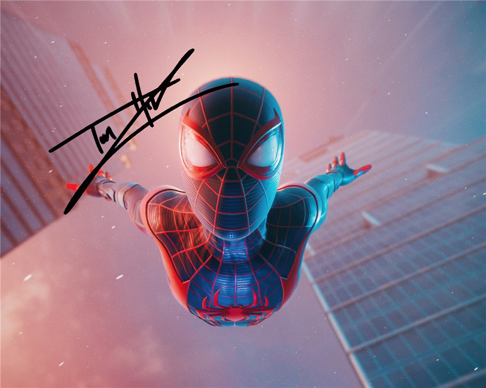 Автограф Том Холланд Человек-паук - Автограф Tom Holland Spider-Man - Фото  с автографом, Подписанная фотография, Автограф знаменитости, Подарок, ...