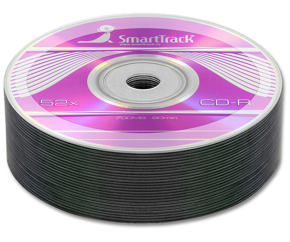 Диск CD-R 700Mb 52x SmartTrack bulk, упаковка 25 шт. #1