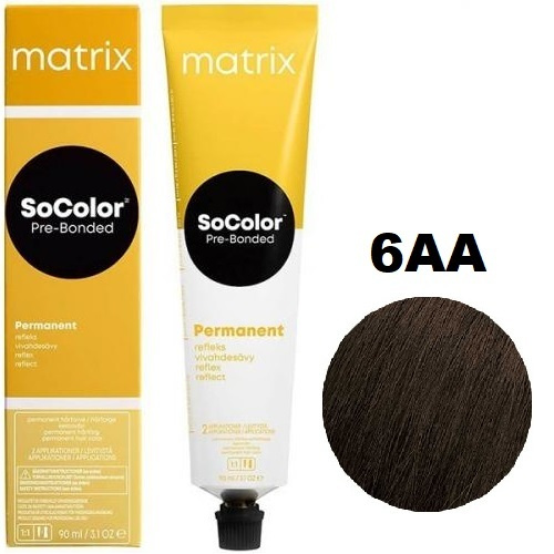 Matrix SoColor крем краска для волос 6AA темный блондин глубокий ...