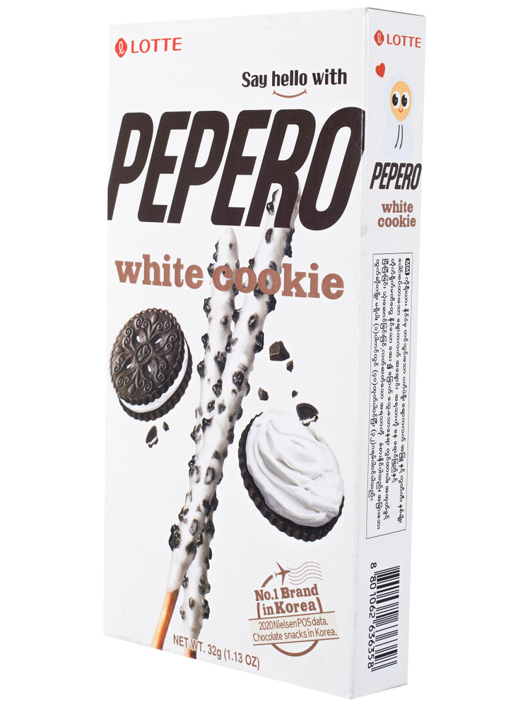  Lotte Pepero соломка Лотте пеперо белое печенье,орео, 32 гр.  #1