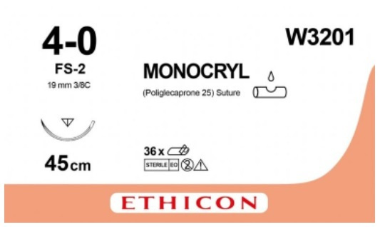 Шовный материал медицинский хирургический рассасывающийся W3201 ...