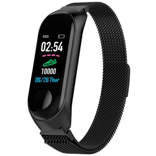 Фитнес браслет BandRate Smart BRSM333PLBBWB с измерением давления ...