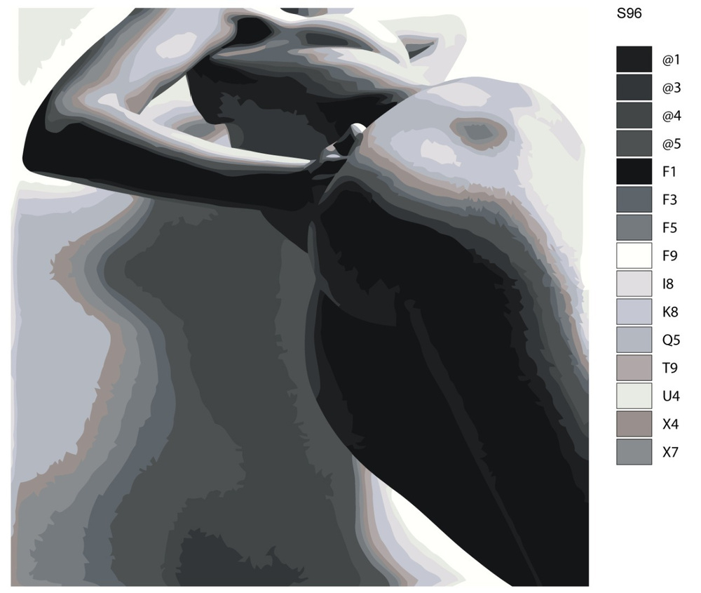 Картина по номерам для Взрослых S96 