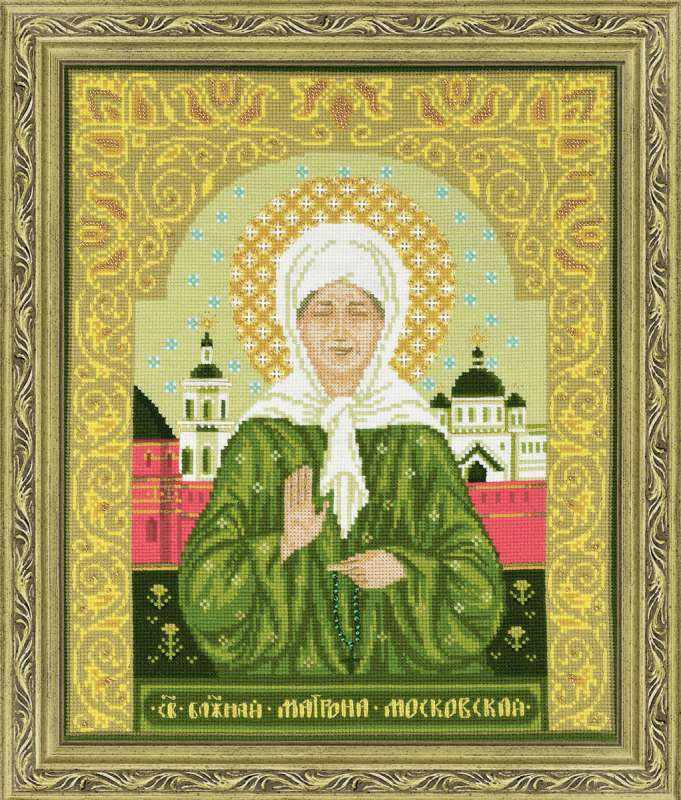 Набор для вышивания Риолис 1385 "Святая Блаженная Матрона Московская", 29х35 см // Иконы  #1