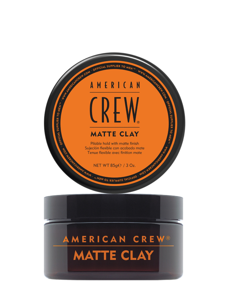 American Crew Пластичная матовая глина для укладки волос Matte Clay 85 г  #1