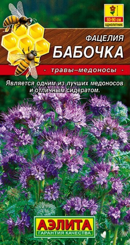 Семена Фацелия Бабочка медонос (2г) - Аэлита #1