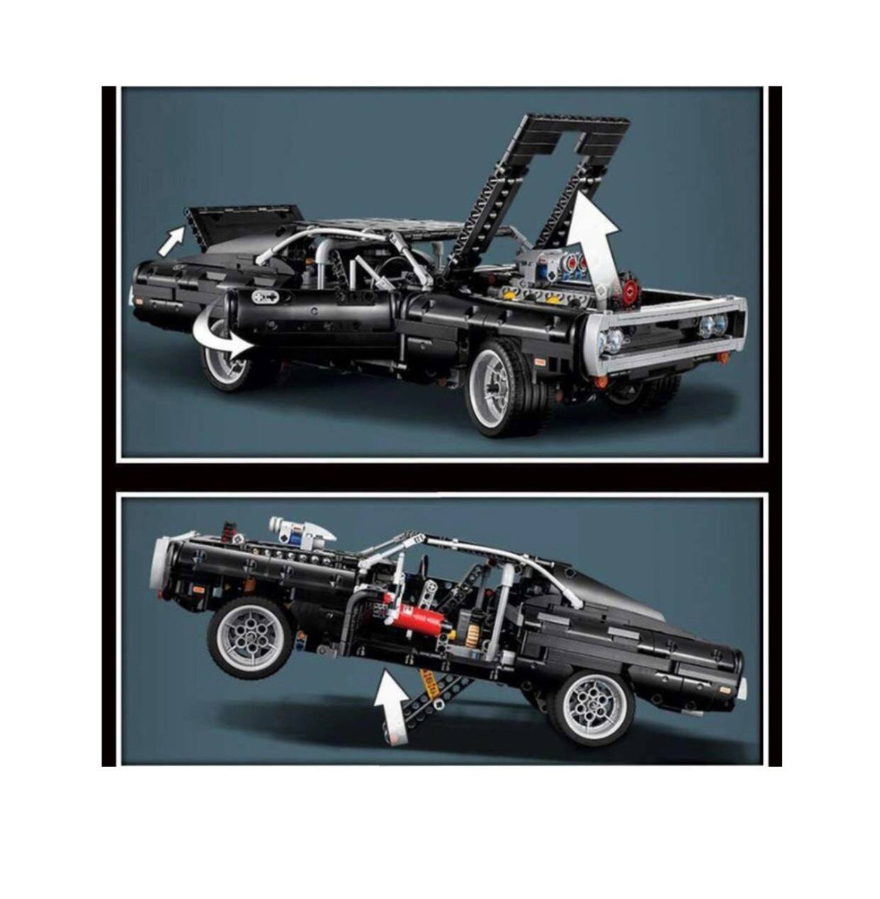 Конструктор Техника Dodge Charger Доминика Торетто, 1077 деталей ...