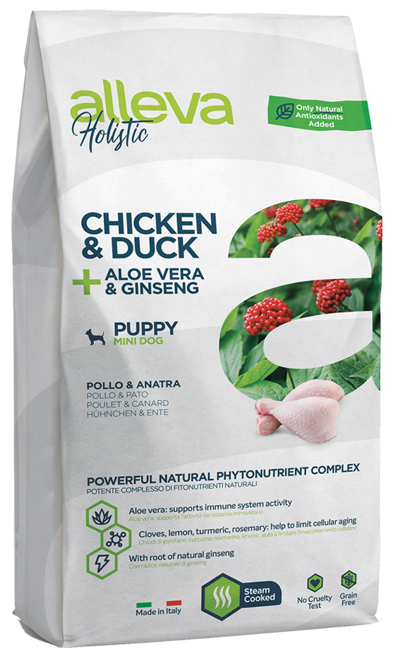 Корм Alleva Holistic Puppy Mini Chicken & Duck для щенков малых пород, беременных и кормящих сук, курица, #1