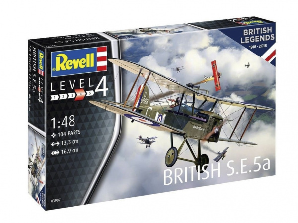 Сборная модель Revell 03907 100 лет RAF боевой биплан #1