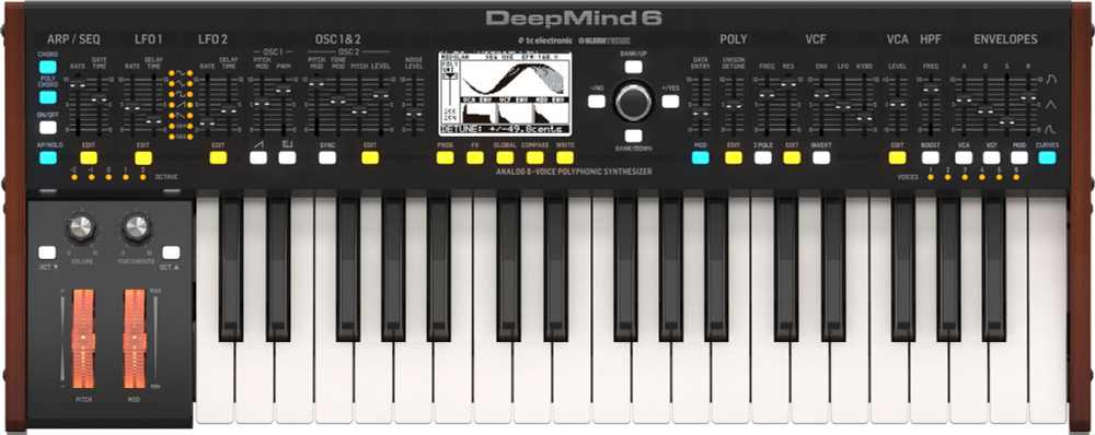 Behringer DEEPMIND 6 - аналоговый синтезатор, 37 кл., 6-гол. полифония  #1