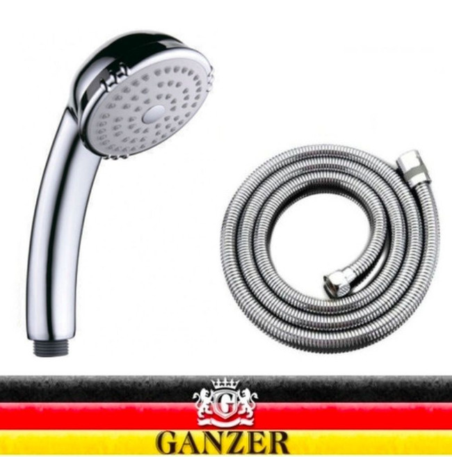 Ganzer Душевой комплект Ganzer Classic душевой набор для смесителя (лейка 1 режим, шланг 1.5м) хром хром #1