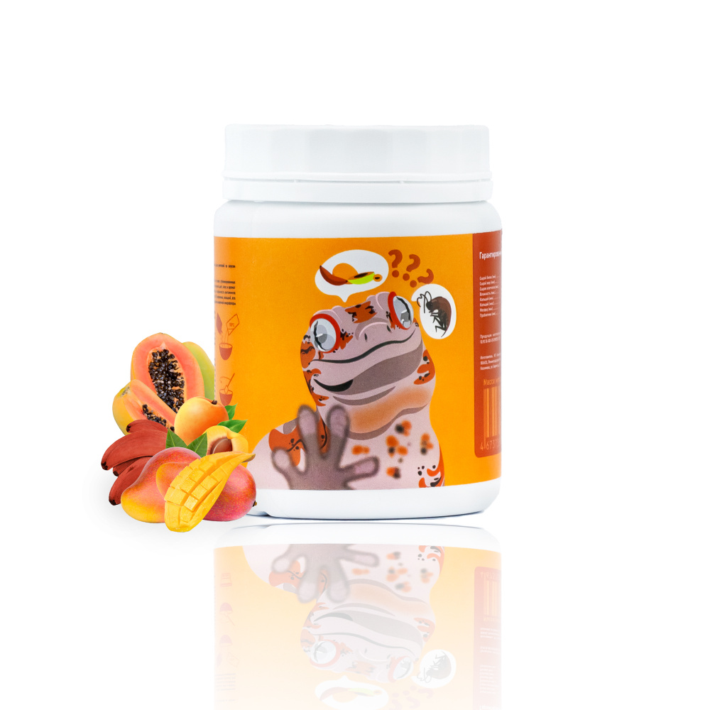 Kates Geckos Lab Multi fruit Корм-пюре для рептилий ящериц (гекконов ...