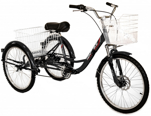 Городской трехколесный велосипед для взрослых IZH-BIKE (Иж-Байк) Фермер ...