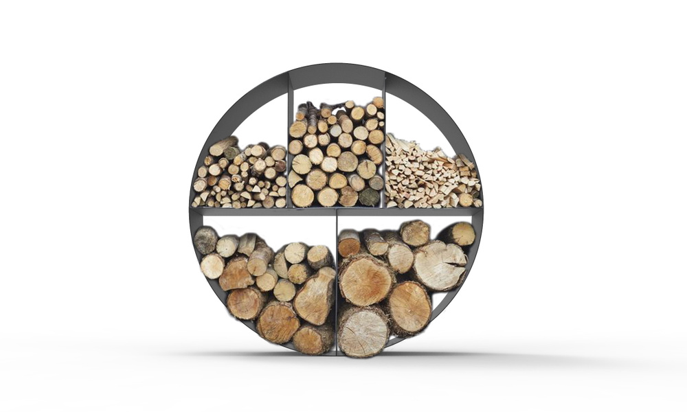 Дровница круглая дизайнерская - купить с доставкой по выгодным ценам в ...