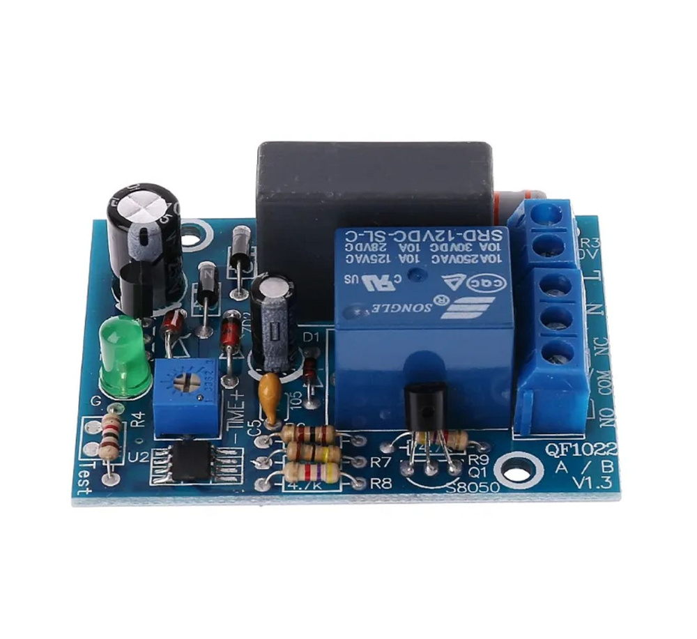 Таймер задержки выключения нагрузки 1-60 сек 220В 10А - купить с ...