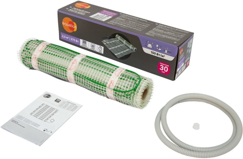 Теплый пол equation / Термомат / Без регулятора и датчика / Толщина 8 ...