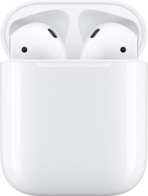 Apple Наушники беспроводные с микрофоном Apple AirPods 2, Lightning, белый  #1