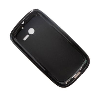 Чехол для Huawei C8655 силиконовый матовый <черный> #1