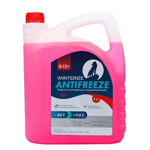 Winterize Антифриз G12+ розовый -40 5кг WAG12PLPN-5 #1