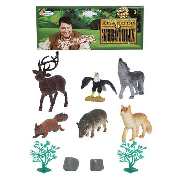 Набор фигурок Животных и птиц 6 шт - купить с доставкой по выгодным ...