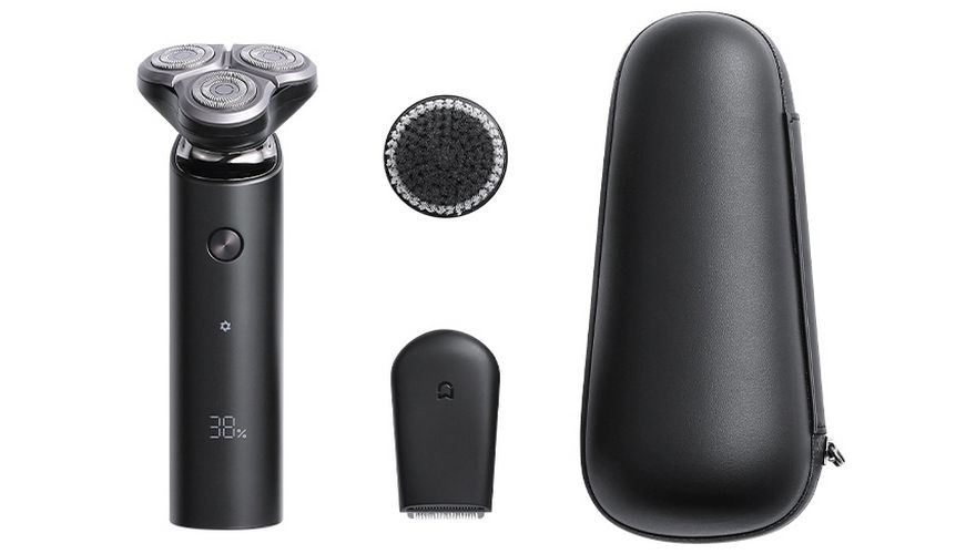 Электробритва мужская Xiaomi Mijia Mi Rotary Electric Shaver S500c Набор для бритья Gift set 3 in 1 подарочный #1