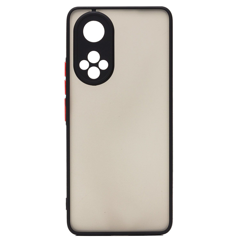Чехол для Huawei Honor 50 (NTH-NX9), Nova 9 (NAM-LX9) пластиковый с окантовкой <черный> #1