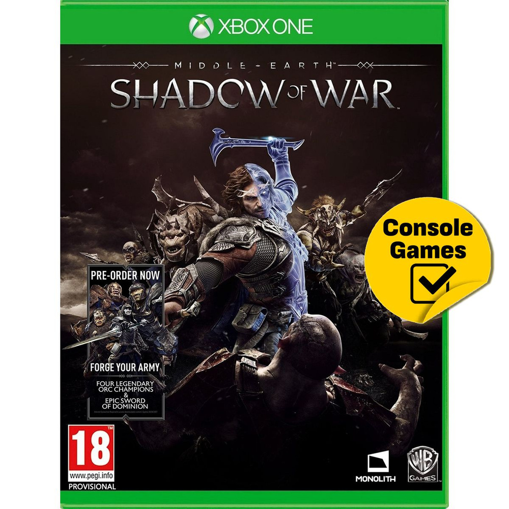 Игра XBOX ONE Middle-Earth: Shadow of War (Средиземье Тени Войны) (Xbox  One, Xbox Series