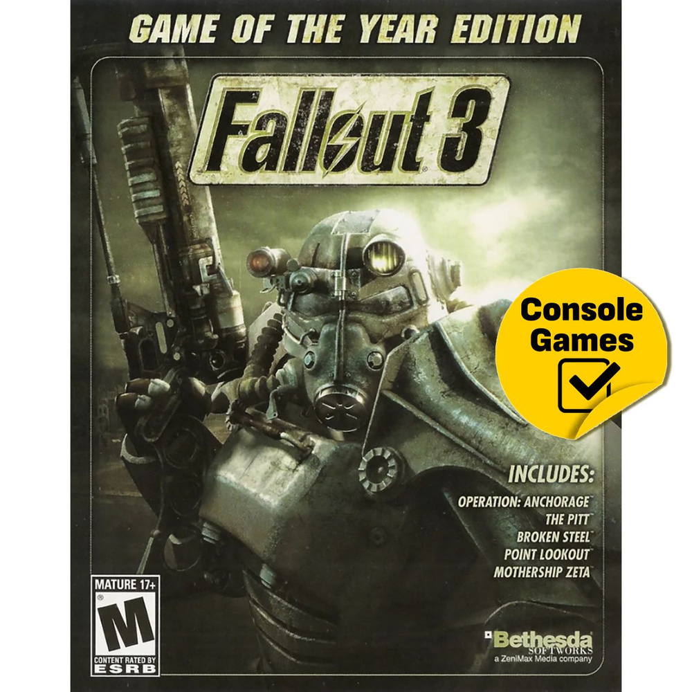 Игра PS3 Fallout 3 GOTY (английская версия) (PlayStation 3, Английская  версия)