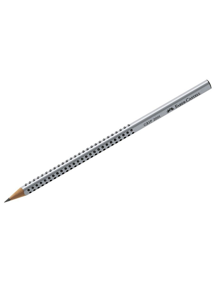 Карандаш ч/г Faber-Castell "Grip 2001" 2H, трехгранный, заточен. (5 шт.), 117012 #1